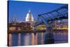 River Thames-Frank Fell-Stretched Canvas