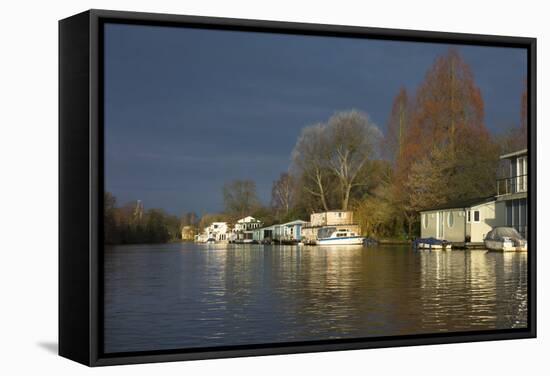 River Thames-Charles Bowman-Framed Stretched Canvas