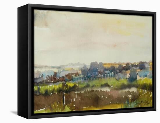 River through the Meadow, 1980-Brenda Brin Booker-Framed Stretched Canvas