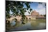 River Tiber and Castel Sant' Angelo, UNESCO World Heritage Site, Rome, Lazio, Italy, Europe-Frank Fell-Mounted Photographic Print