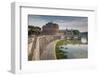 River Tiber and Castel Sant' Angelo, UNESCO World Heritage Site, Rome, Lazio, Italy, Europe-Frank Fell-Framed Photographic Print