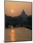 River Tiber and the Vatican, Rome, Lazio, Italy-Roy Rainford-Mounted Photographic Print