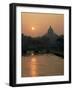 River Tiber and the Vatican, Rome, Lazio, Italy-Roy Rainford-Framed Photographic Print