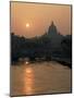 River Tiber and the Vatican, Rome, Lazio, Italy-Roy Rainford-Mounted Photographic Print