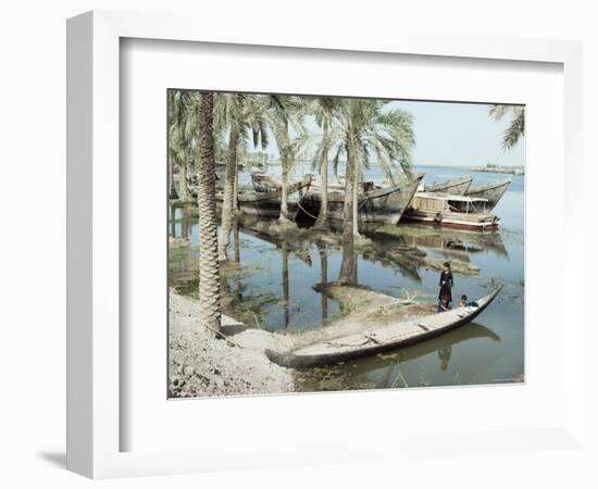 River Tigris, Near Qurna, Iraq, Middle East-null-Framed Photographic Print