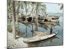 River Tigris, Near Qurna, Iraq, Middle East-null-Mounted Photographic Print