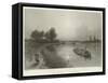 River Trent-Henry Warren-Framed Stretched Canvas