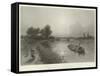 River Trent-Henry Warren-Framed Stretched Canvas