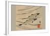 River Trout (Ayu Zu)-Ando Hiroshige-Framed Art Print