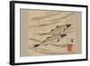 River Trout (Ayu Zu)-Ando Hiroshige-Framed Art Print