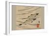 River Trout (Ayu Zu)-Ando Hiroshige-Framed Art Print