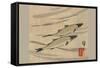 River Trout (Ayu Zu)-Ando Hiroshige-Framed Stretched Canvas