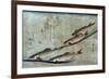 River Trout, Japanese Wood-Cut Print-Lantern Press-Framed Art Print