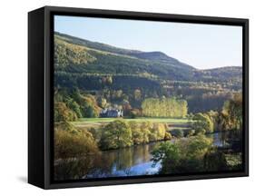 River Tummel, Pitlochry, Tayside, Scotland, United Kingdom,Europe-Roy Rainford-Framed Stretched Canvas