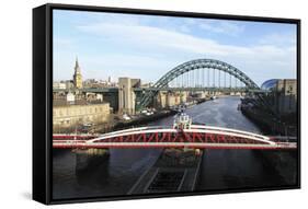 River Tyne-Stuart Forster-Framed Stretched Canvas