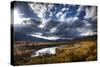 River Valley with Clouds and Sun-Nish Nalbandian-Stretched Canvas