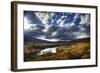 River Valley with Clouds and Sun-Nish Nalbandian-Framed Art Print