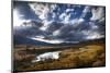 River Valley with Clouds and Sun-Nish Nalbandian-Mounted Art Print