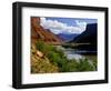 River Valley With View of Fisher Towers and La Sal Mountains, Utah, USA-Bernard Friel-Framed Photographic Print