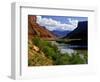 River Valley With View of Fisher Towers and La Sal Mountains, Utah, USA-Bernard Friel-Framed Photographic Print