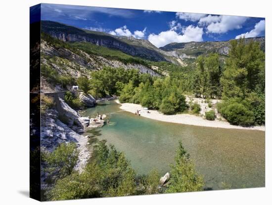 River Verdon, Gorge Du Verdon, Provence, France, Europe-David Wogan-Stretched Canvas