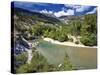 River Verdon, Gorge Du Verdon, Provence, France, Europe-David Wogan-Stretched Canvas
