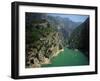 River Verdon, Grand Canyon Du Verdon Near Lac De Ste Croix, Alpes De Haute Provence, France-Lee Frost-Framed Photographic Print