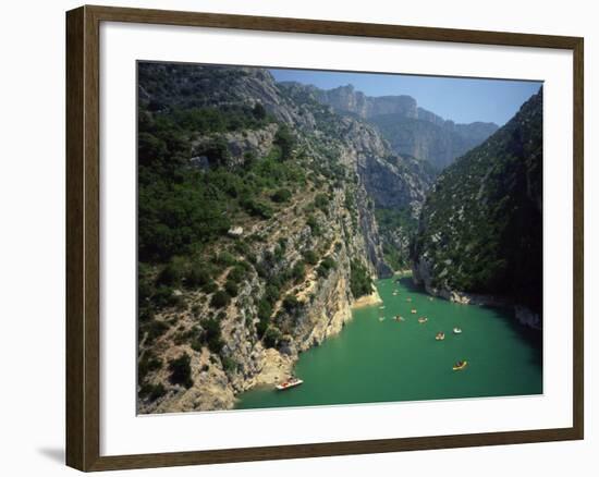 River Verdon, Grand Canyon Du Verdon Near Lac De Ste Croix, Alpes De Haute Provence, France-Lee Frost-Framed Photographic Print