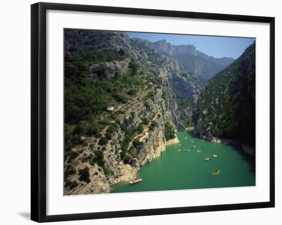 River Verdon, Grand Canyon Du Verdon Near Lac De Ste Croix, Alpes De Haute Provence, France-Lee Frost-Framed Photographic Print