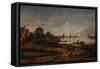 River View by Moonlight, C. 1645-Aert van der Neer-Framed Stretched Canvas