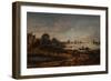 River View by Moonlight, C. 1645-Aert van der Neer-Framed Giclee Print