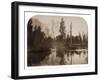 River View - Down the Valley - Yosemite, California, 1861-Carleton Watkins-Framed Art Print