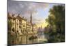 River View in Alsace-Charles Kuwasseg-Mounted Giclee Print