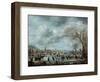 River View in the Winter, 17 Century-Aert van der Neer-Framed Giclee Print