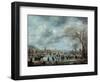 River View in the Winter, 17 Century-Aert van der Neer-Framed Giclee Print