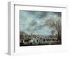 River View in the Winter, 17 Century-Aert van der Neer-Framed Giclee Print