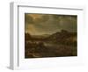 River View with Ferry-Herman Saftleven-Framed Art Print