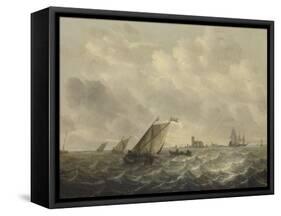 River View-Abraham Hendricksz Van Beyeren-Framed Stretched Canvas