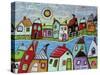 River Village 1-Karla Gerard-Stretched Canvas