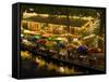 River Walk Restaurants and Cafes of Casa Rio, San Antonio, Texas-Bill Bachmann-Framed Stretched Canvas