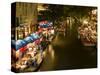 River Walk Restaurants and Cafes of Casa Rio, San Antonio, Texas-Bill Bachmann-Stretched Canvas