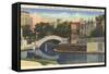 River Walk, San Antonio-null-Framed Stretched Canvas