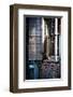 River Walk Window-Doug Nelson-Framed Art Print