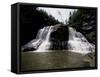 River Waterfall, USA-Michael Brown-Framed Stretched Canvas