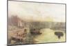 River Wear, North Bank Looking West from Customs House-Thomas Marie Madawaska Hemy-Mounted Giclee Print