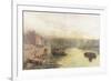 River Wear, North Bank Looking West from Customs House-Thomas Marie Madawaska Hemy-Framed Giclee Print
