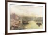 River Wear, North Bank Looking West from Customs House-Thomas Marie Madawaska Hemy-Framed Giclee Print