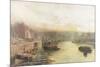 River Wear, North Bank Looking West from Customs House-Thomas Marie Madawaska Hemy-Mounted Giclee Print