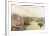 River Wear, North Bank Looking West from Customs House-Thomas Marie Madawaska Hemy-Framed Giclee Print