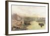 River Wear, North Bank Looking West from Customs House-Thomas Marie Madawaska Hemy-Framed Giclee Print